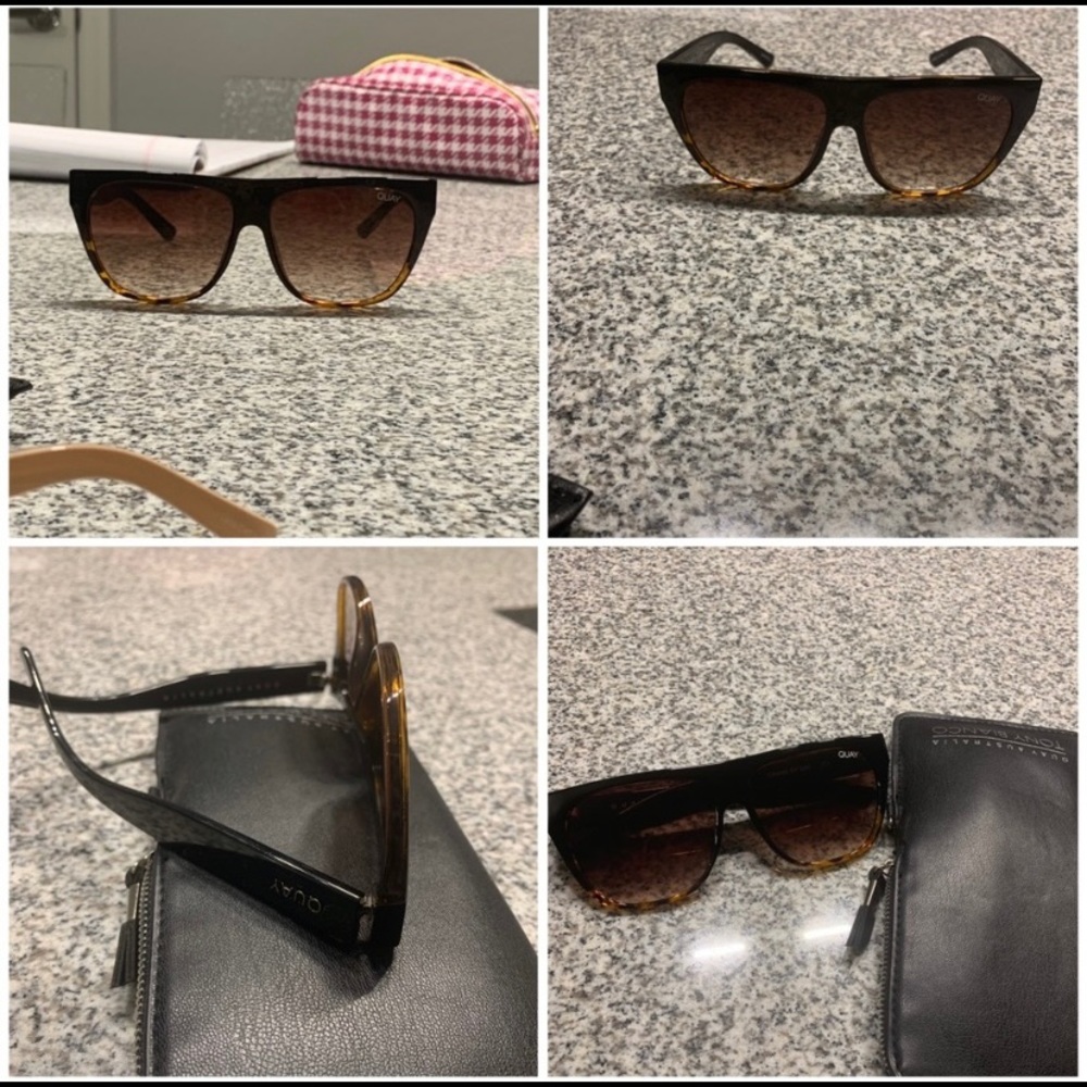 Sunglasses quay Australia brand new. No case brown